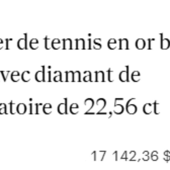 Collier de tennis en or blanc 14K avec diamant de laboratoire de 22,56 ct - Picture 5 of 5